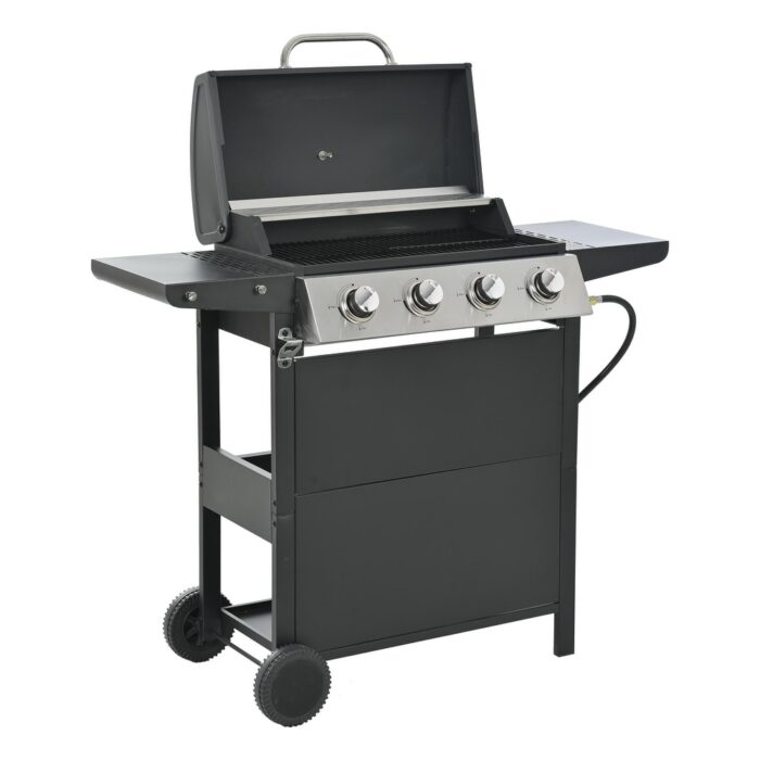4 Burner Barbecue Grill Stainless Steel Gas Grill