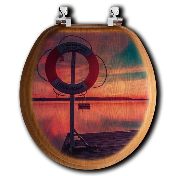 Oak Toilet Seat - Dock's End - Image 2