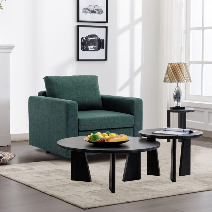 Single Seat Module Sofa Sectional Couch,Cushion Covers Non-removable and Non-Washable