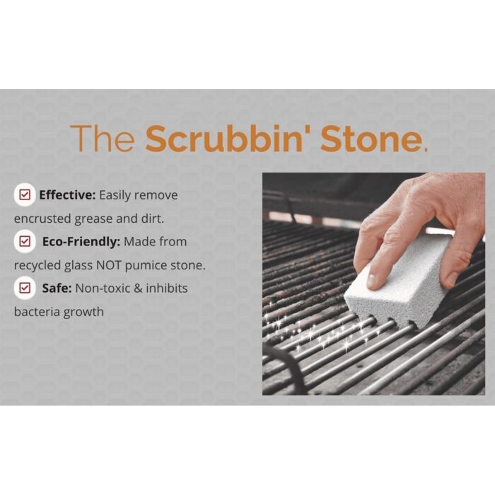 Scrubbin Stone Grill Cleaner-Scouring Brick/Barbecue Grill - N/A