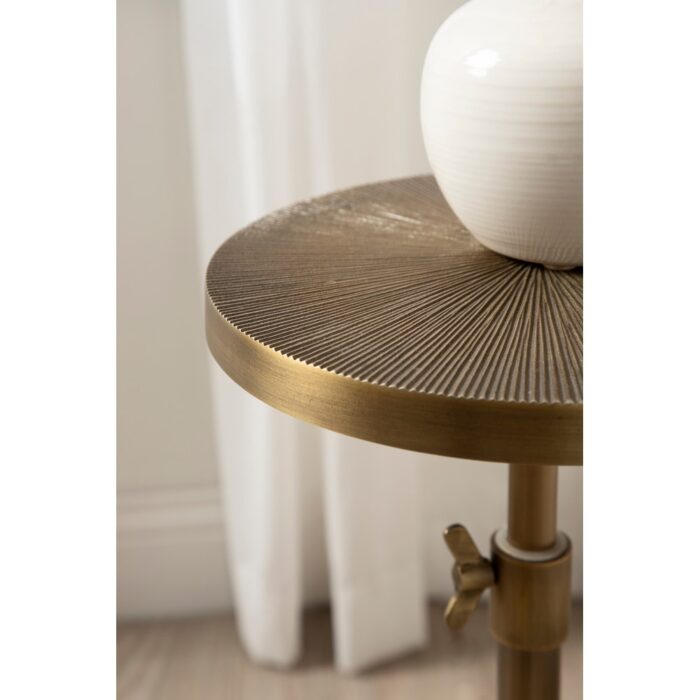 Kate and Laurel Engles Metal Table and Plant Stand - Image 2