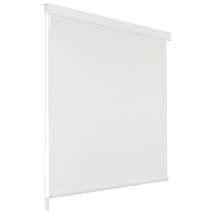 vidaXL Roll-up Shower Curtain Bathroom Bath Roller Curtain with Pull Cord