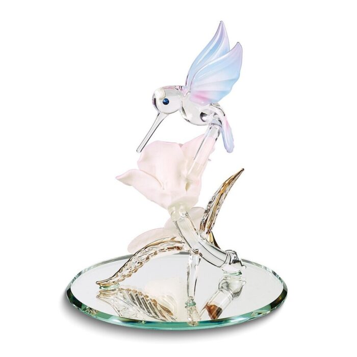 Curata I Love You Mom Hummingbird and Rose Figurine - Image 2