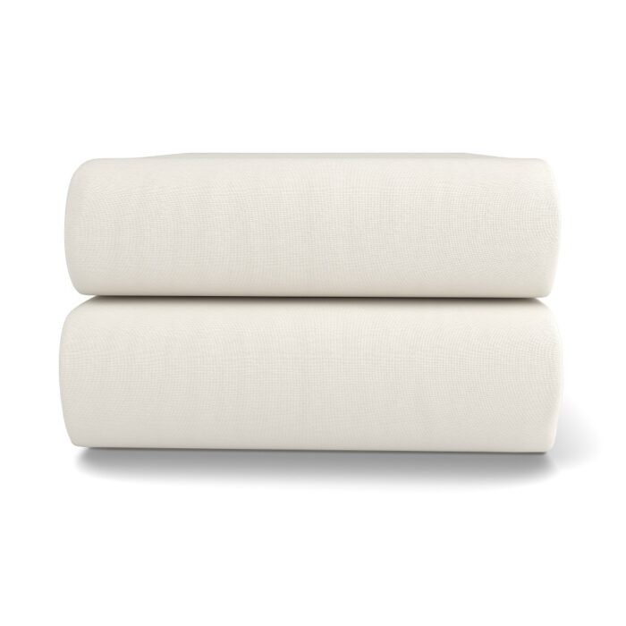 Select Luxury OSC Cotton Knitted Laminated Jersey Mattress Protector - White