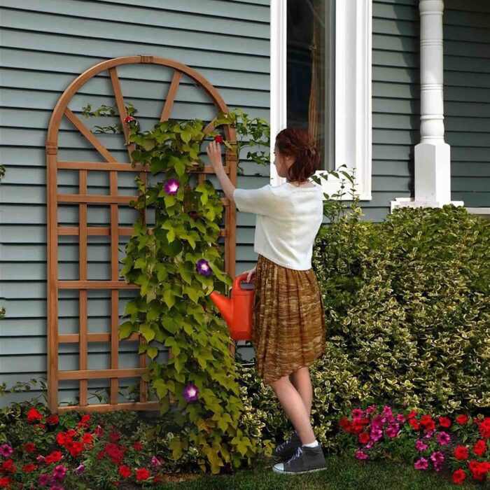 39"W x 77"H Composite Vinyl Trellis - Image 2