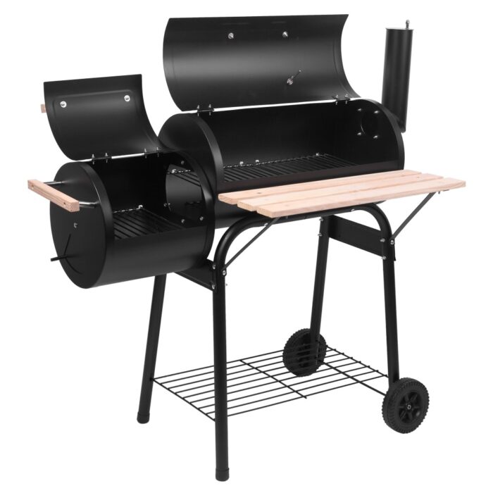 Charcoal Grill Furnace with Diameter 15 cm Plastic Wheel
