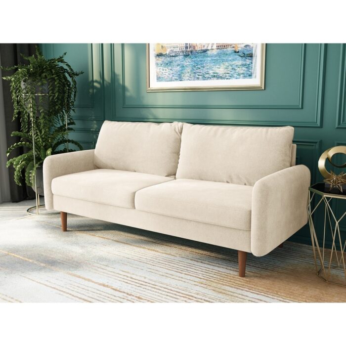 70''Velvet Square Arm Sofa - Image 2
