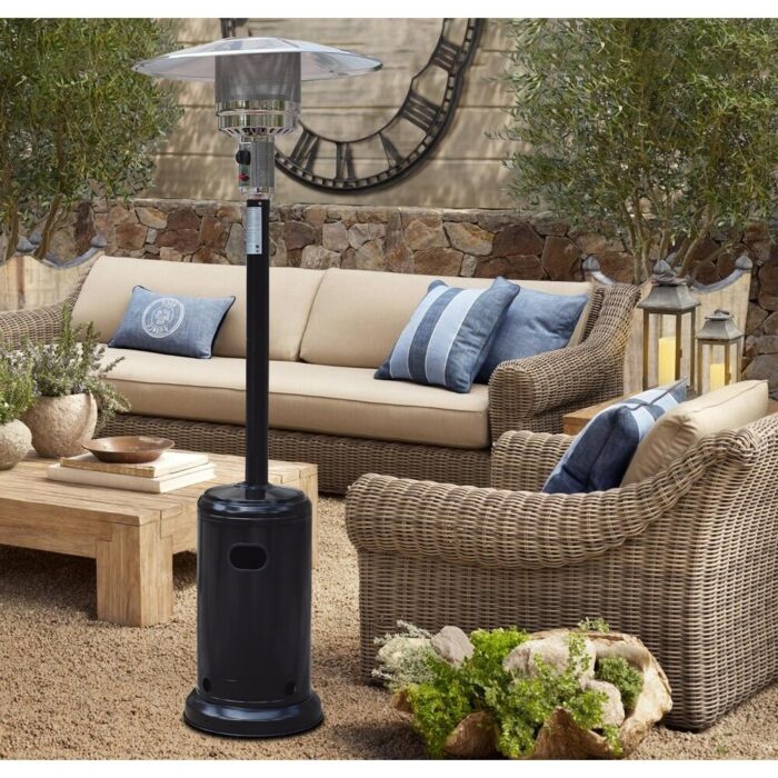 Waystock 48,000 BTU Black Propane Patio Heater