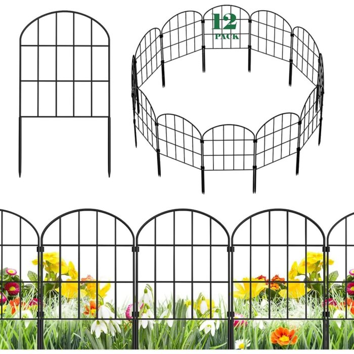 Decorative garden fence board
