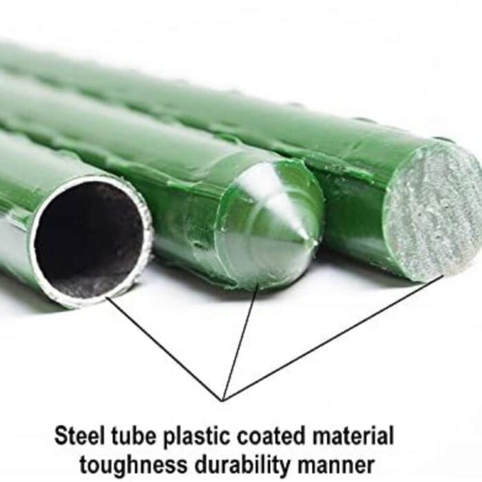 Agfabric Plastic Coated Steel Stakes,2/5"Diax29"H,10pack - Image 2