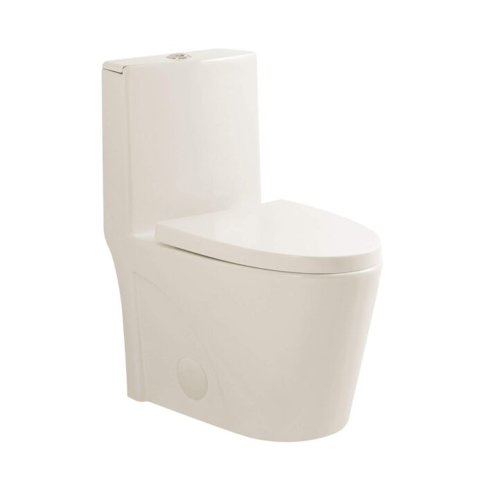 Fine Fixtures Dual-Flush Elongated One-Piece Toilet with High Efficiency Flush - Image 2
