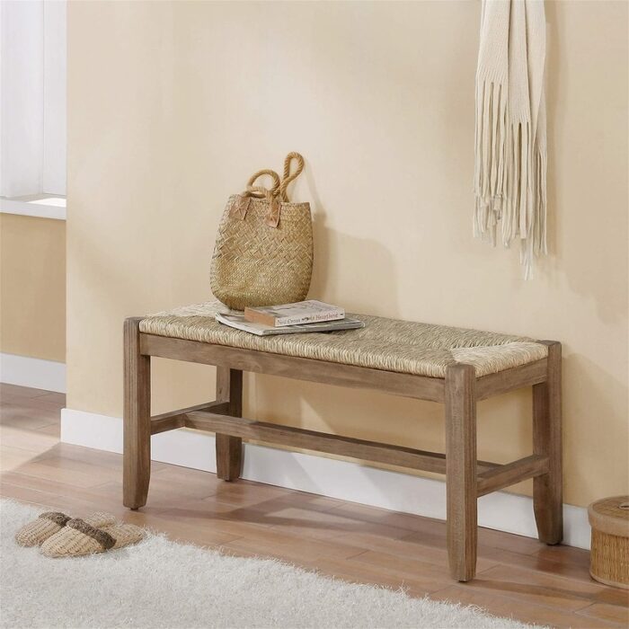 Shoe Bench Entryway - 15"D x 40"W x 18"H