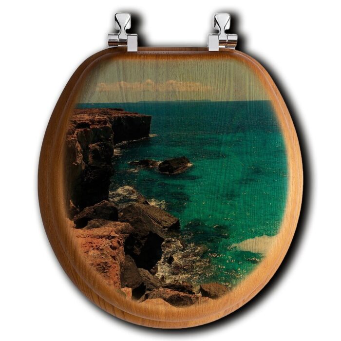 Oak Toilet Seat - Land's End - Image 2