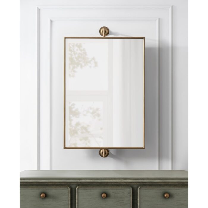 Kate and Laurel Darbridge Rectangle Pivot Mirror