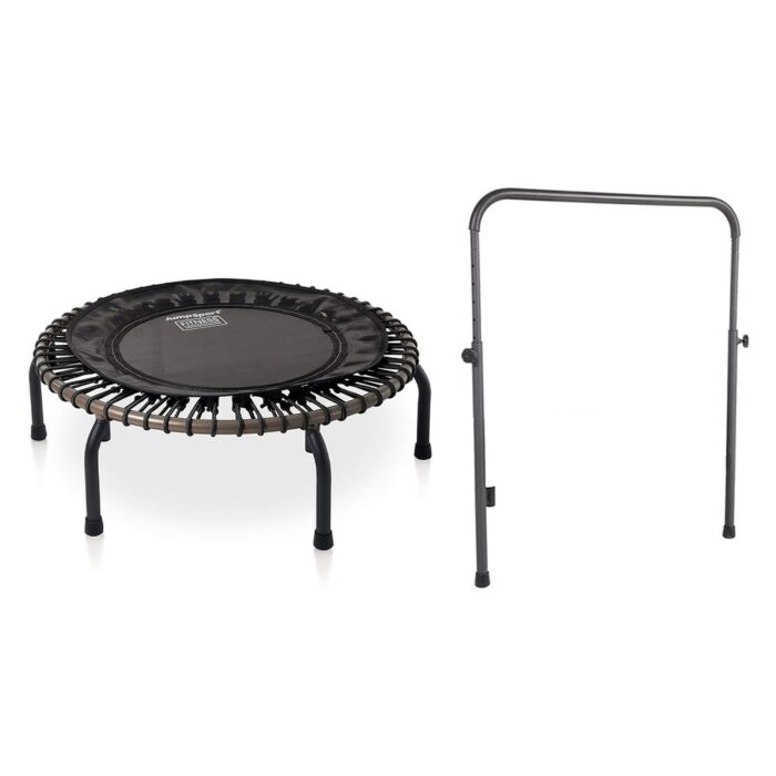 JumpSport 350 PRO Lightweight 39-Inch Fitness Trampoline & Handle Bar Accessory - 22