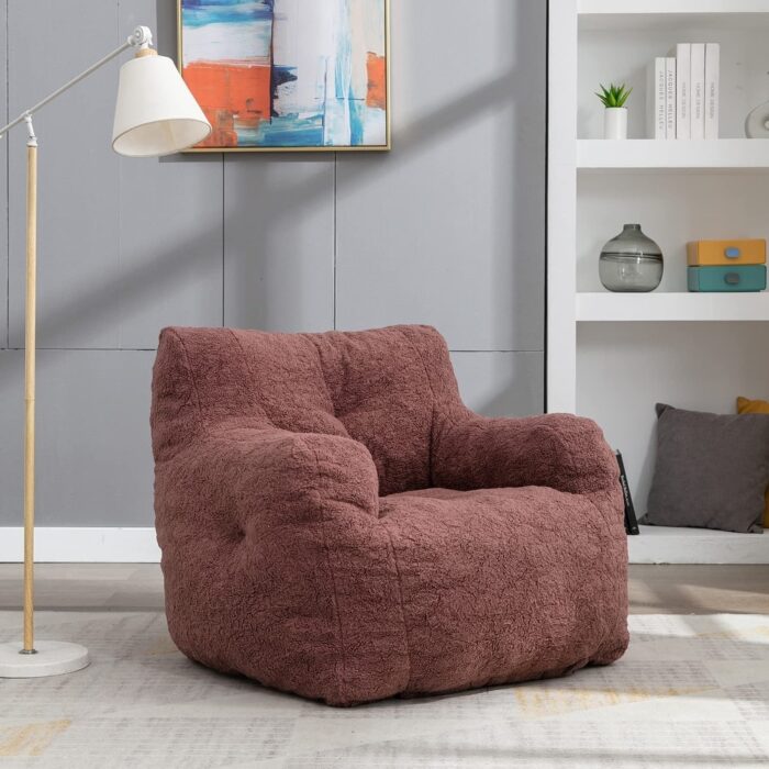 Bean Bag Chairs for Adults & Kids, Modern Accent Chair Ultra Soft - Image 2
