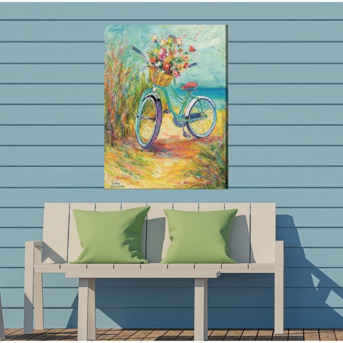 Blossom Bike All Weather Outdoor Wall Décor - Image 2
