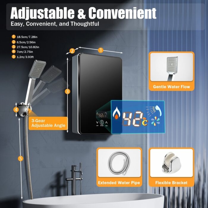 Electric Tankless Instant Hot Water Heater for Shower - Image 2
