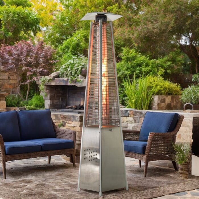 Patio Heater, 42,000 BTU Outdoor Heaters for Patio Propane with Protective Cover for Outdoor Terrace Garden Poolside