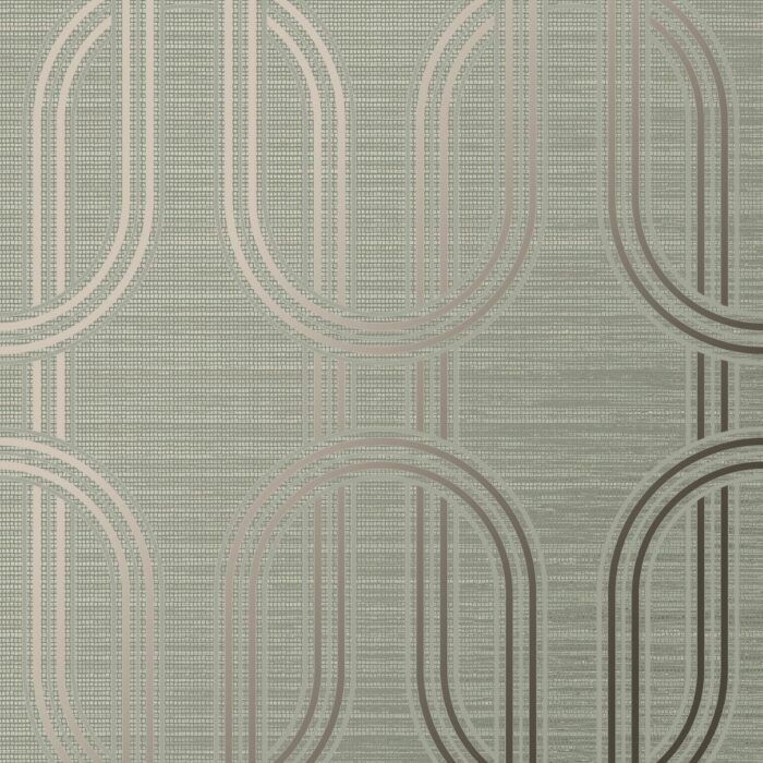 Indulgent Geo Sage Removable Wallpaper