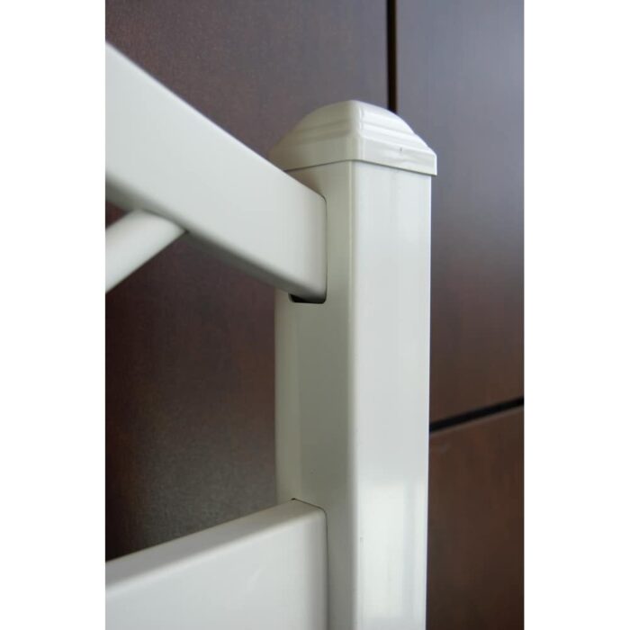 DuraTrel Sunburst 28" x 62" White Vinyl Trellis - Image 2