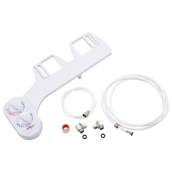 vidaXL Bidet Toilet Seat Attachment Non-Electric Bidet Sprayer Attachment - Image 2