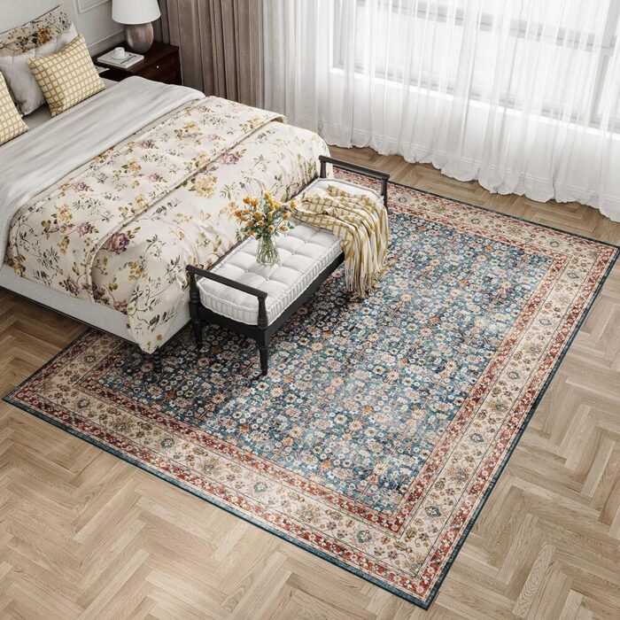 Stain Resistant Lightweight Washable Rug, Anti-Skid Rugs - Image 2