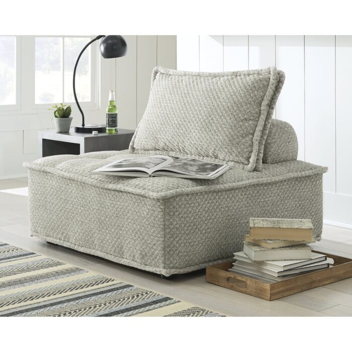 Bales Boho-Chic Modular Taupe Accent Chair - 40"W x 40"D x 30"H