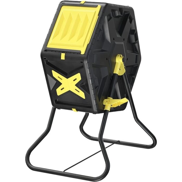 18.5 Gallon Tumbling Compost Bin with BPA Free Materials