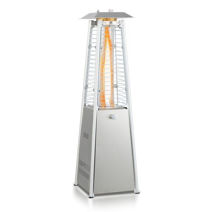 Costway 35'' Portable Tabletop Pyramid Patio Heater Stainless Steel - See Details