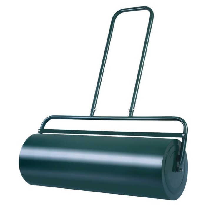 Gymax 17-Gallon Lawn Roller Heavy-Duty Steel Push/Pull Sod Roller 36''