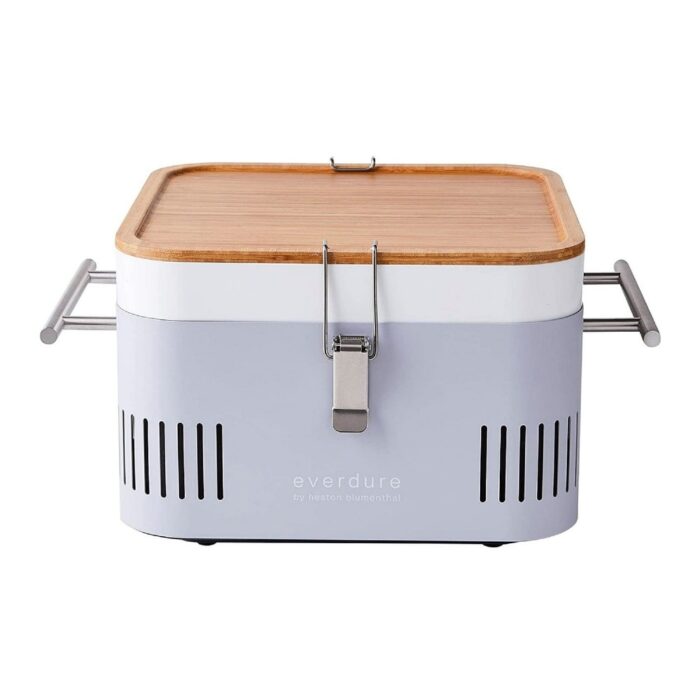 Everdure CUBE Compact Easy-to-Carry Integrated Charcoal Grill (Gray)