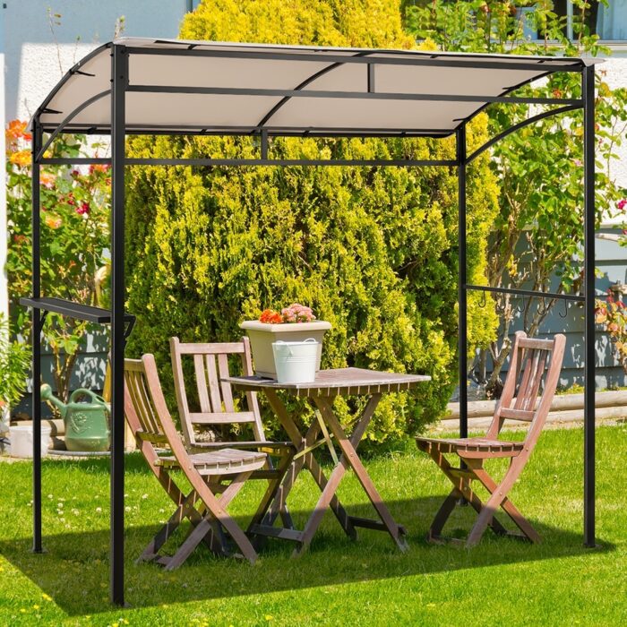 7' x 4.5' Grill Gazebo Patio Outdoor Backyard Barbecue Canopy
