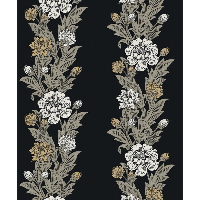 Seabrook Designs Blooming Stripe Nonwoven Unpasted Wallpaper - Image 2