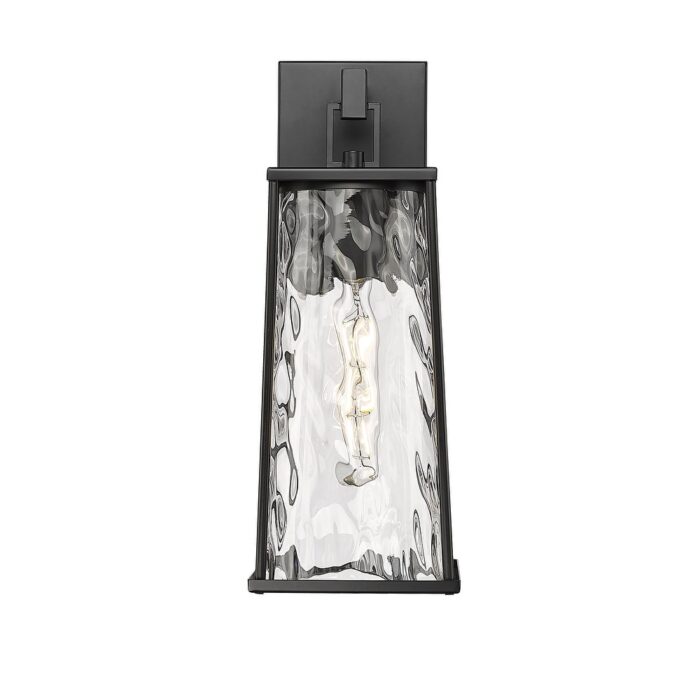 Millennium Lighting Dutton 1 Light Outdoor Wall Sconce in Powder Coat Black