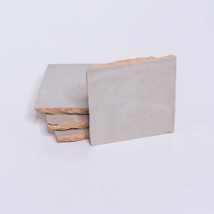 Handmade 4x4-in Moroccan Mosaic Solid Color Off-White - Image 2