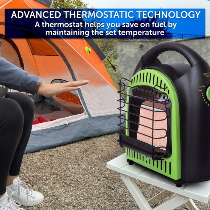 Flame King Propane Space Radiant Portable Outdoor Heater 10,000 BTU - Image 2
