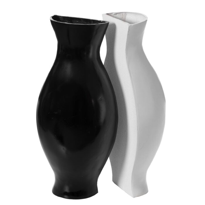 Tall Narrow Vase, Sleek Split Vase, Modern Floor Vase, Decorative Gift, Vase for Interior Design, 24.5 Inch Vase
