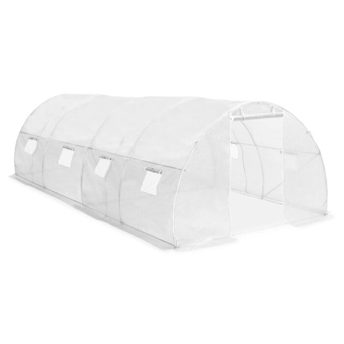 vidaXL Greenhouse 193.8 ft² 236.2"x118.1"x78.7" - Image 2