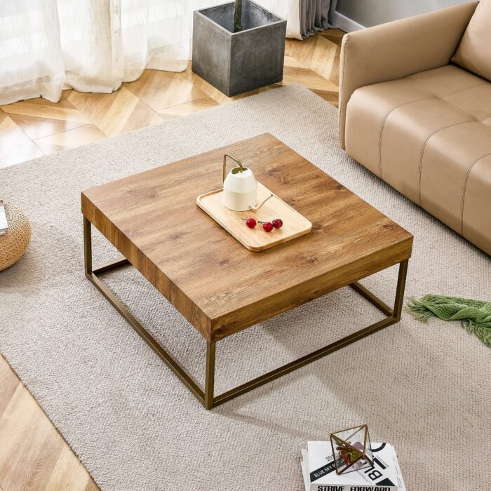 Modern rectangular coffee table
