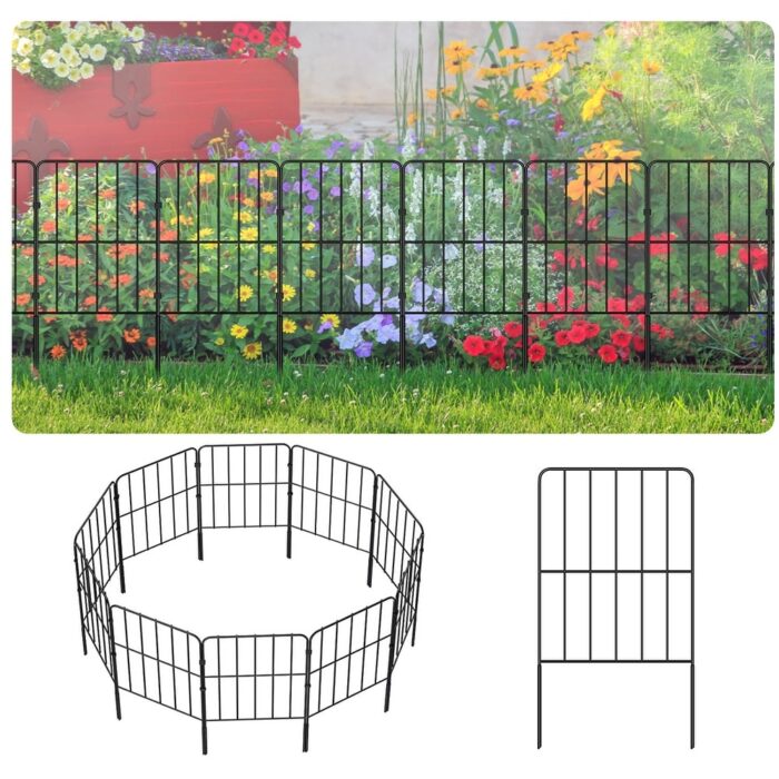 Decorate garden fence