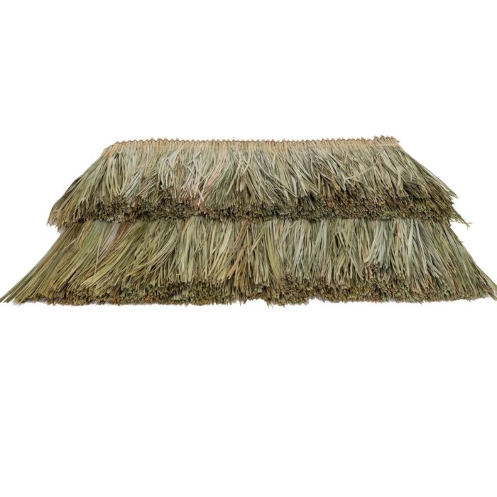Tahitian Thatch Panel Palapa Cover Tiki Bar Roof Grass 24" H x 36" L - Image 2