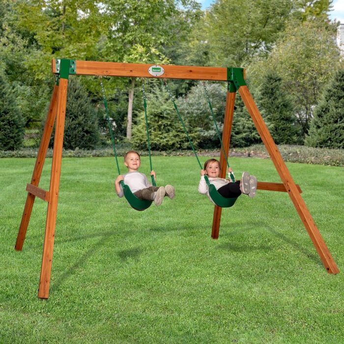 Backyard Discovery Little Durango Heavy-Duty Swing Set
