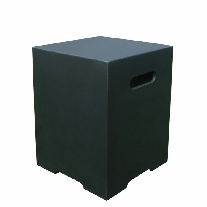 Black Square Tank Cover ONB021BK- Modeno - 15.7" x 15.7" x 20"