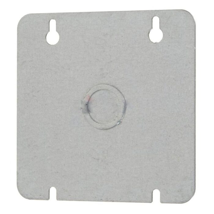 4.6 in.Square Galvanized Steel Box Cover in Galvanized Steel American Imaginations