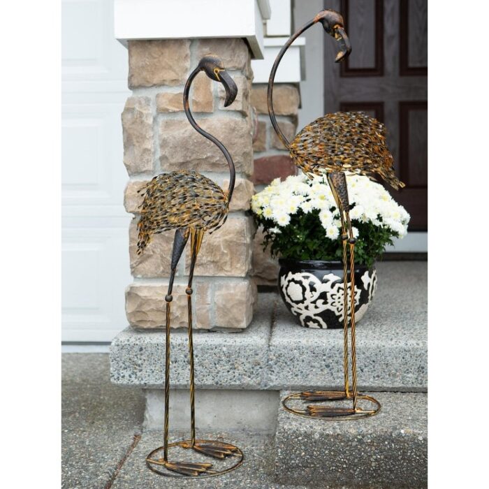 Wild Flamingo Garden Stakes Duo - Image 2