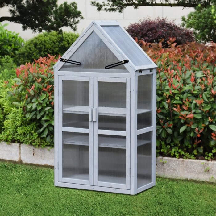 Mini Greenhouse Kit - Outdoor Plant Stand, Small Green House, Plant Stand Indoor