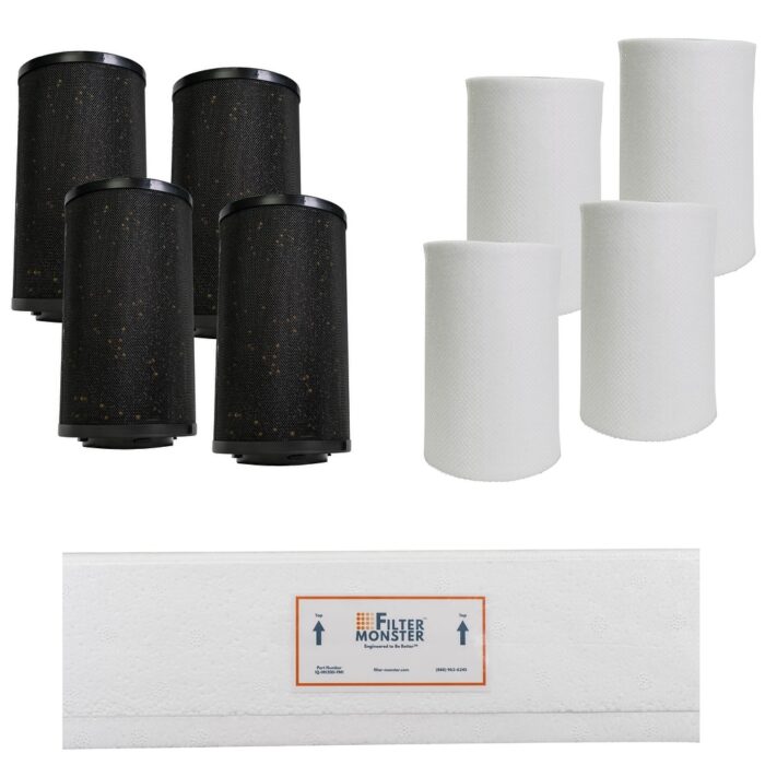 Filter-Monster Branded Replacement Filter Bundle Compatible with IQAir GC Multigas Air Purifier Filters