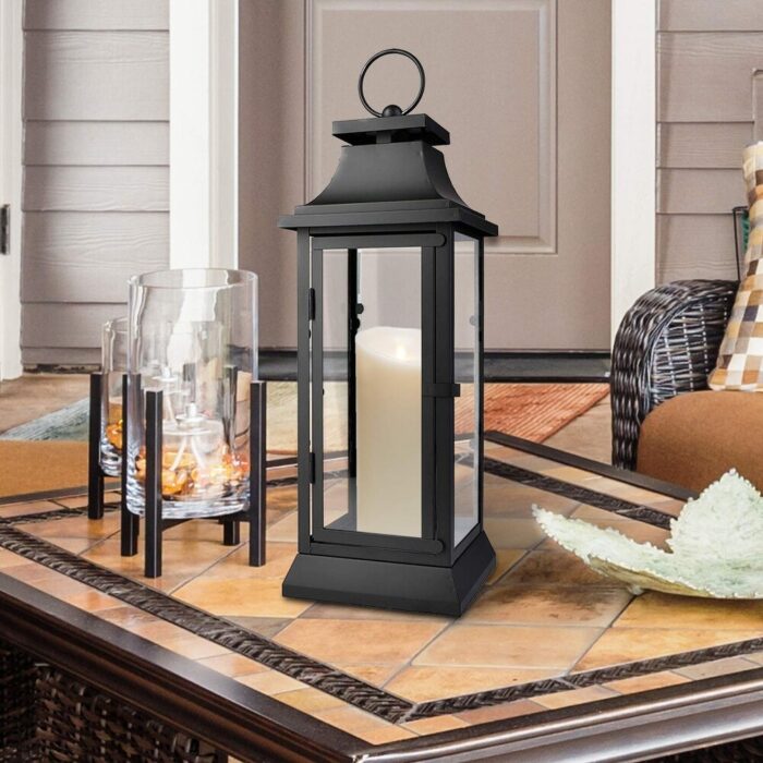Black Hurricane Lantern - Image 2