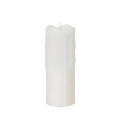 Simplux LED Dripping Candle w/Moving Flame (Set of 2) 3"D x 9"H - 3"D x 9"H